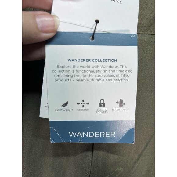 Tilley Wanderer Halifax Pants Wanderer Collection Olive Size 30 NWT - Picture 6 of 10